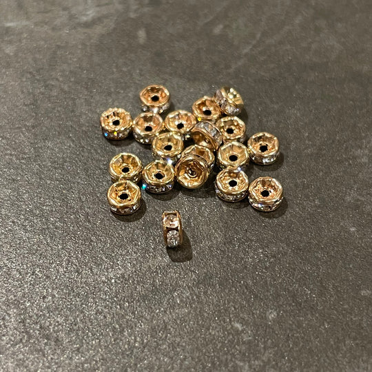 Mini espaceurs brillants RoseGold
