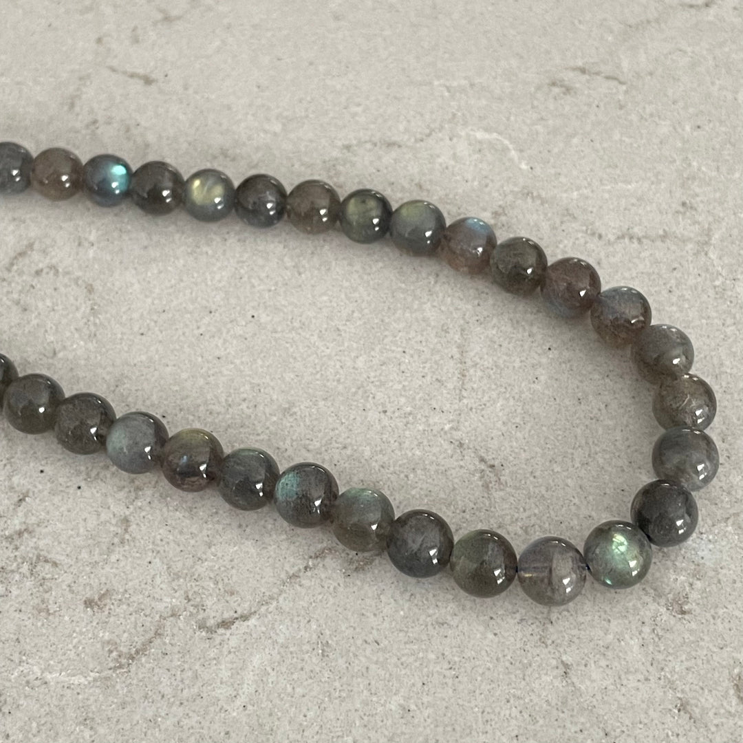 Corde de labradorite 6 ou 8mm