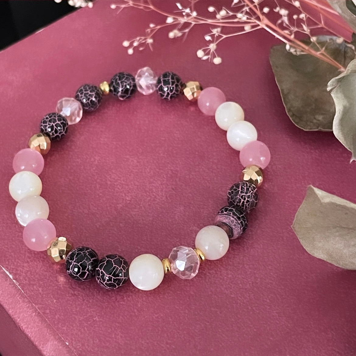 Duo of Passionate Rose Bracelets