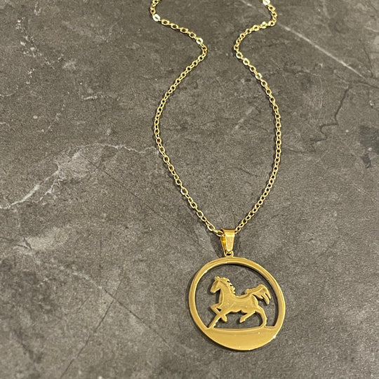 Collier Liliana avec pendentif de cheval