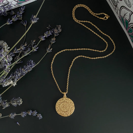 Collier « I am enough » or ou argent en acier inox