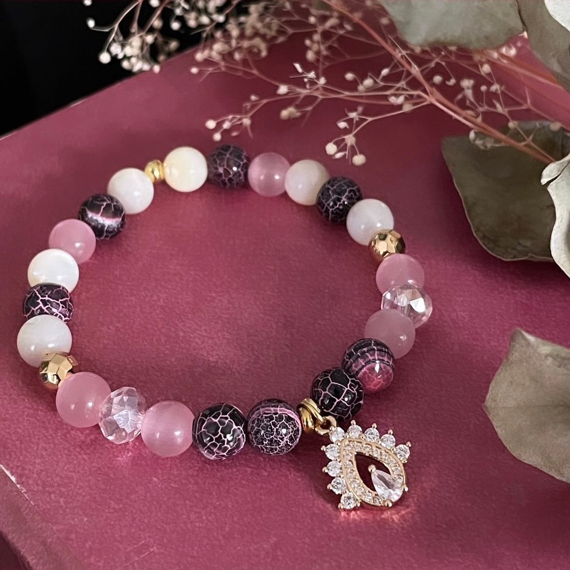 Duo of Passionate Rose Bracelets