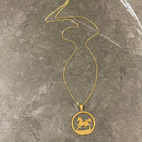 Collier Liliana avec pendentif de cheval