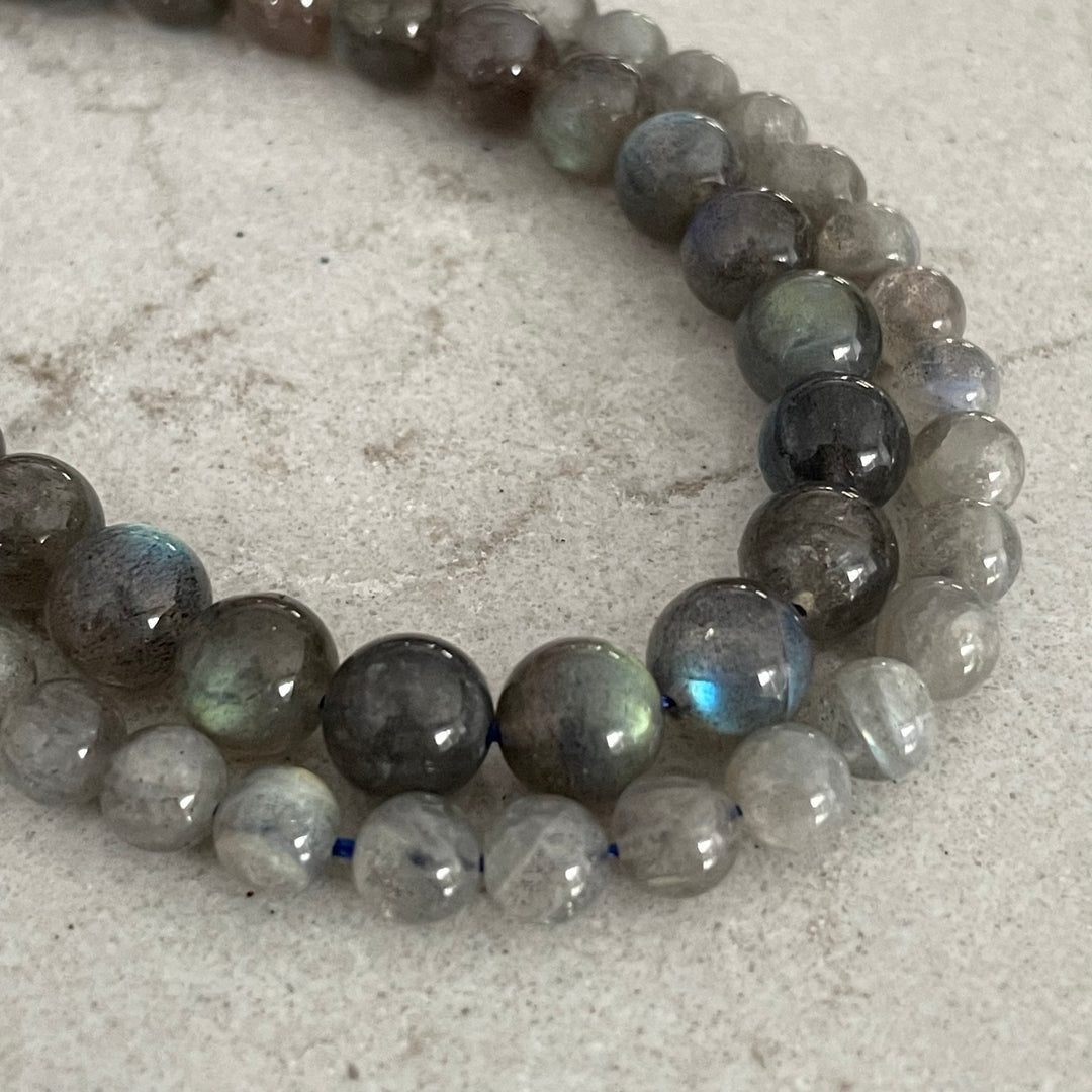 Corde de labradorite 6 ou 8mm