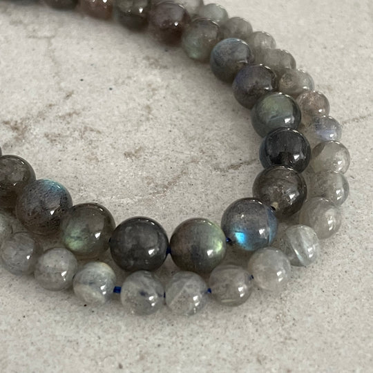 Corde de labradorite 6 ou 8mm
