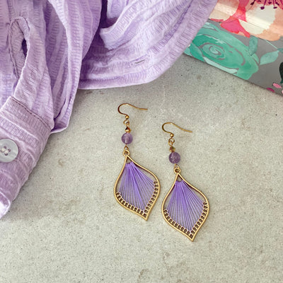 Arielle Lilac earrings