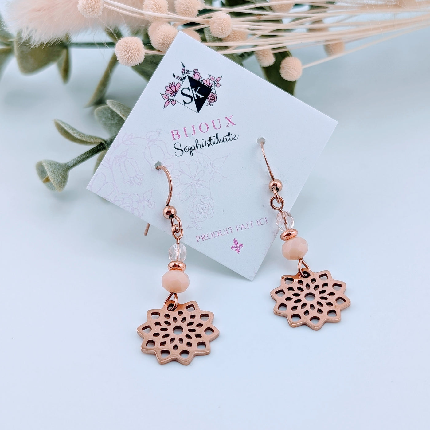 Boucles d'oreilles Amélie