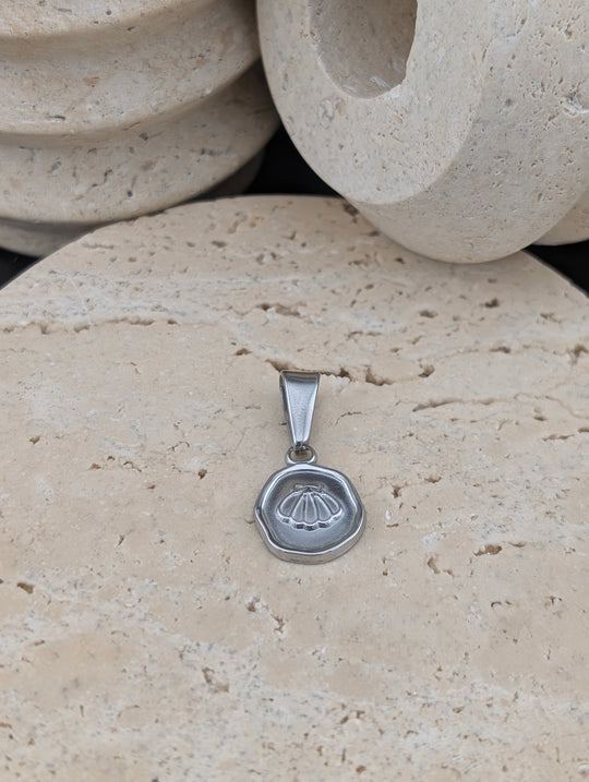Médaille de sirène couleur or ou argent