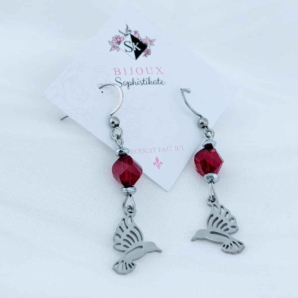 Boucles d'oreilles Colibris