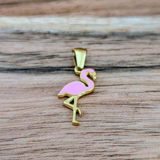 Petite breloque de flamant rose