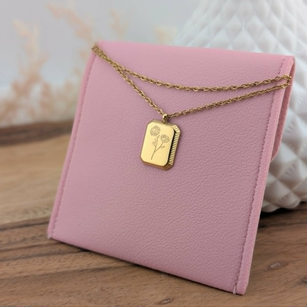 Collier fleur de naissance