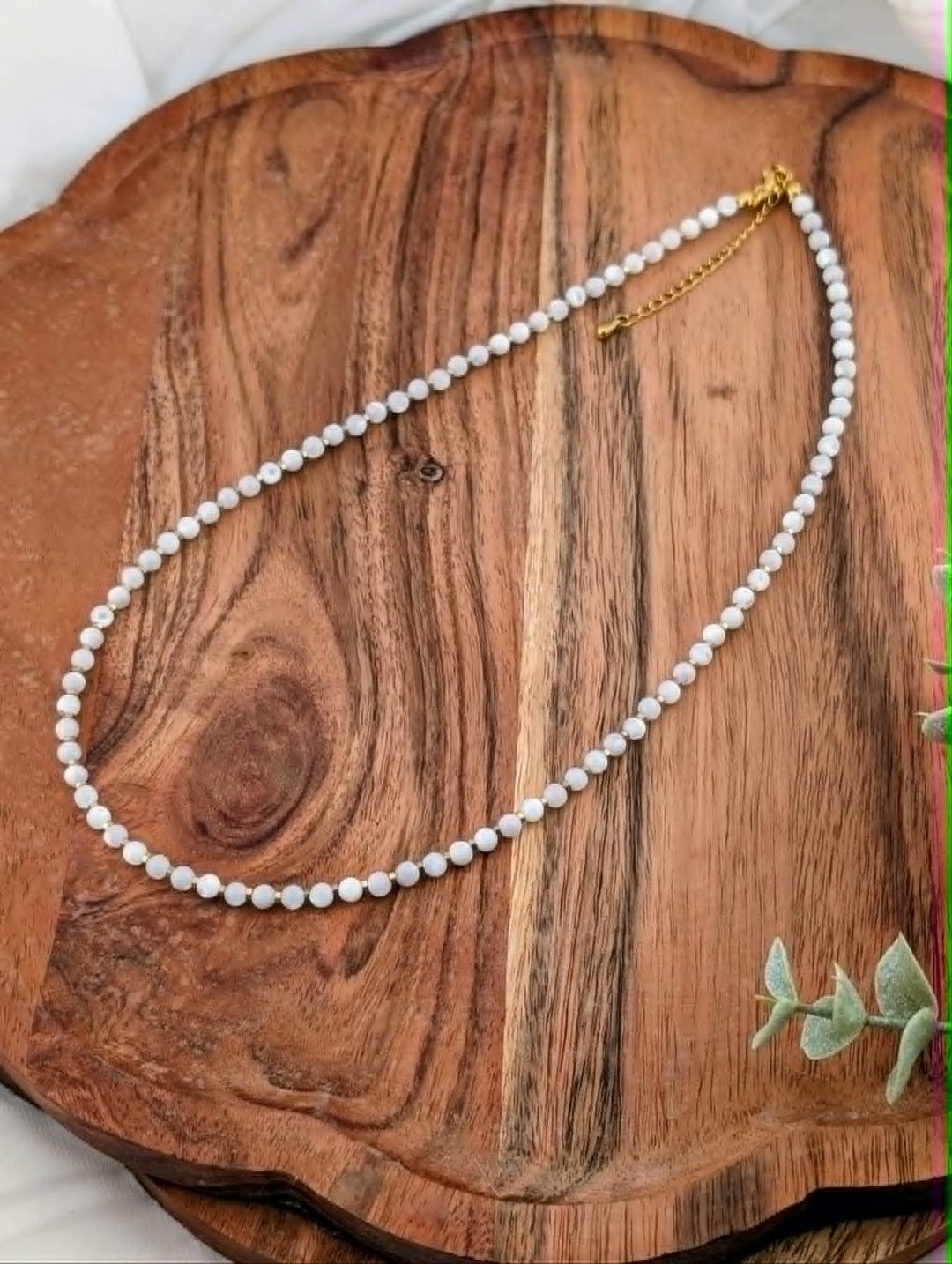 Collier mini perle de nacre