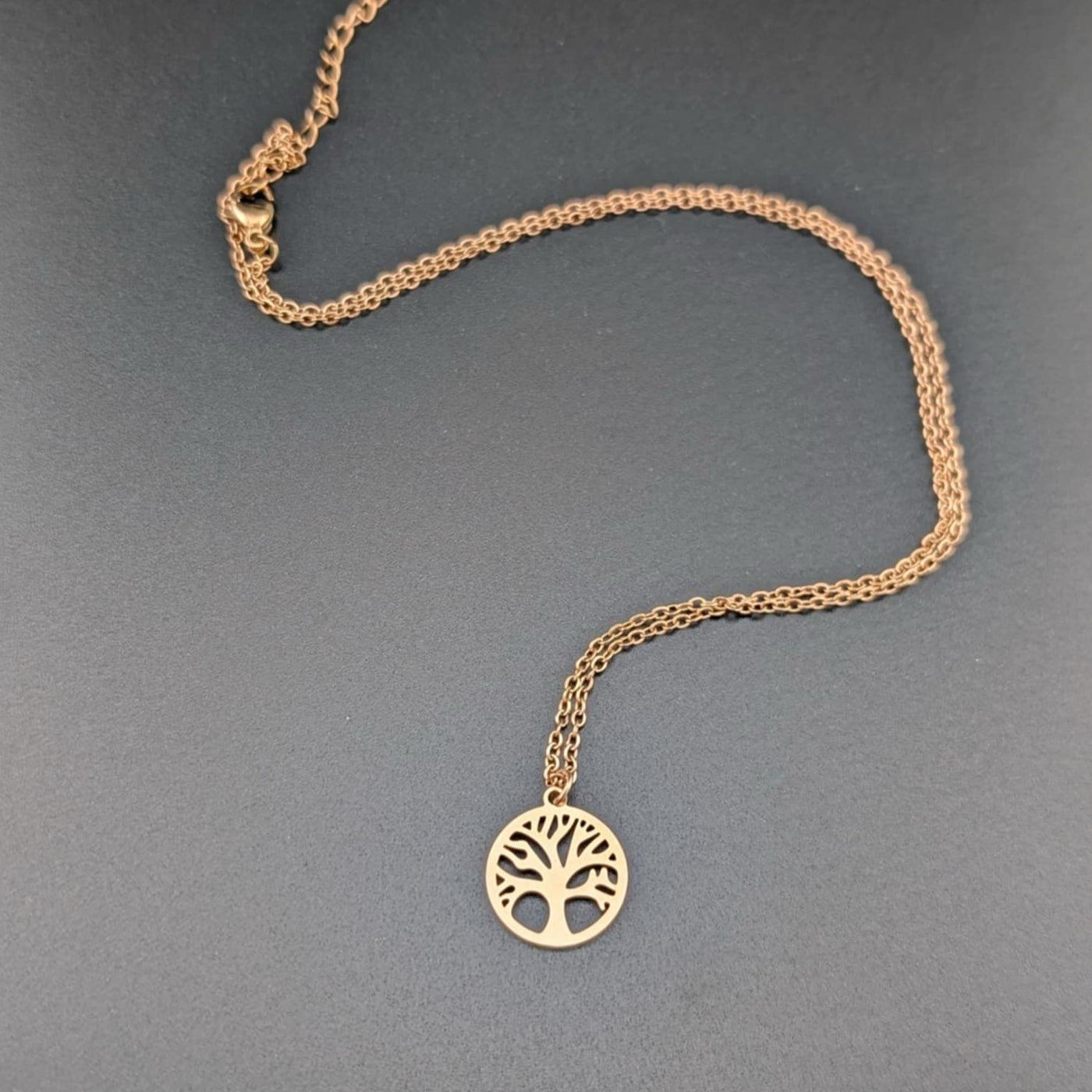 Collier arbre de vie rose gold