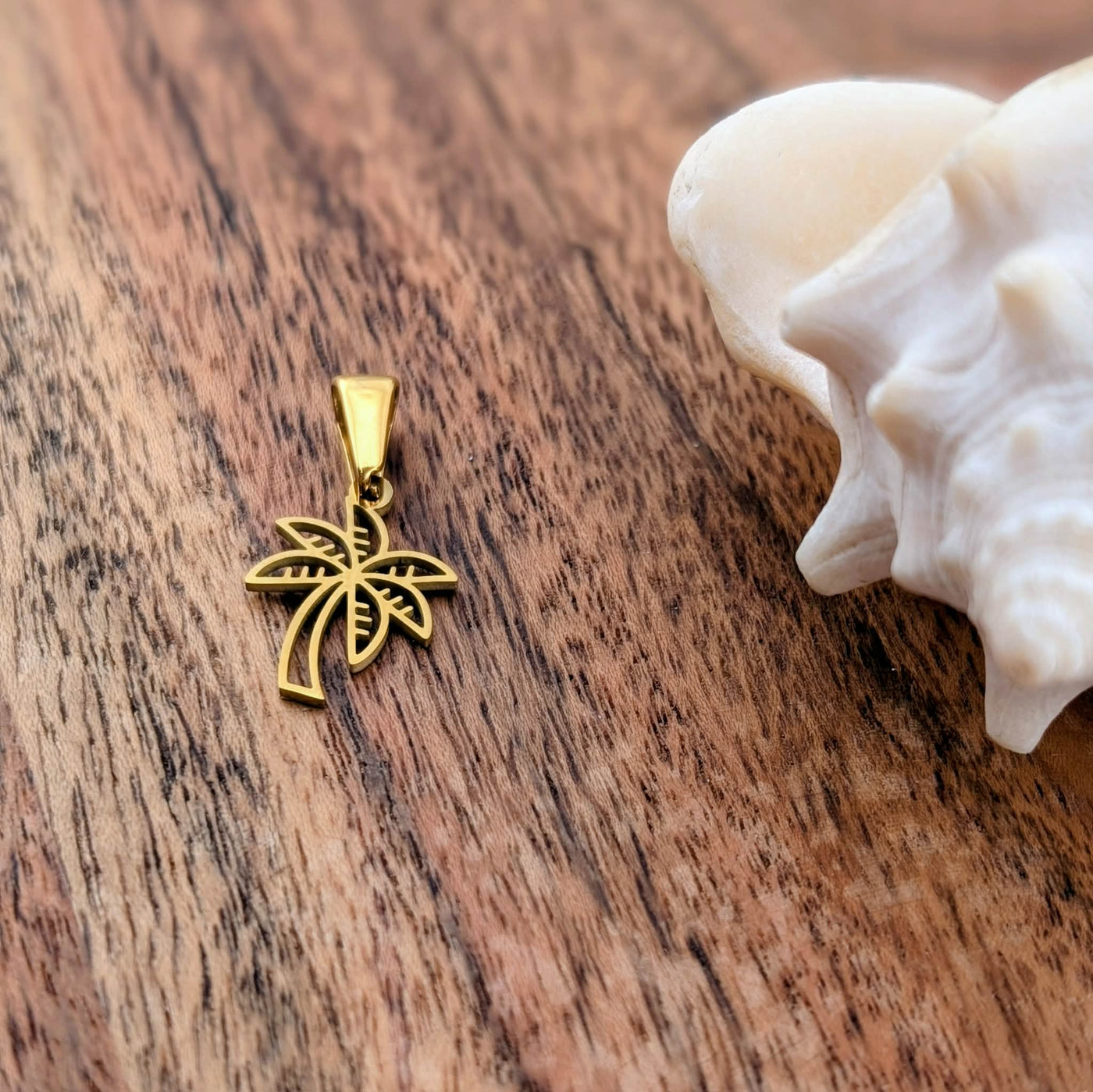 Breloque de palmier découpé
