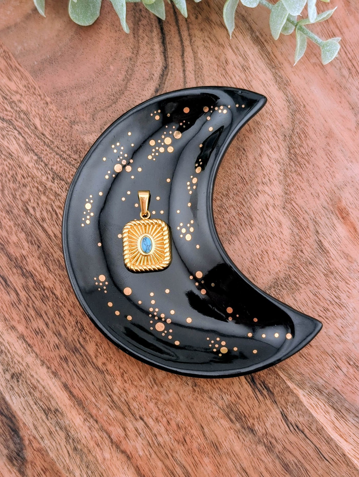 Breloque Carrément turquoise