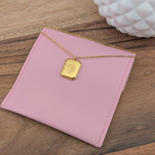 Collier fleur de naissance