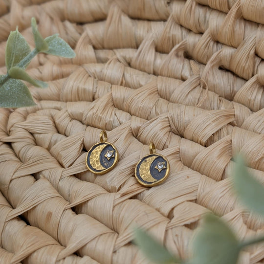 Duo de breloques pour boucles d&