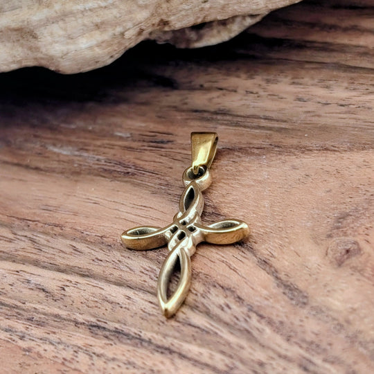 Breloque de croix infinité