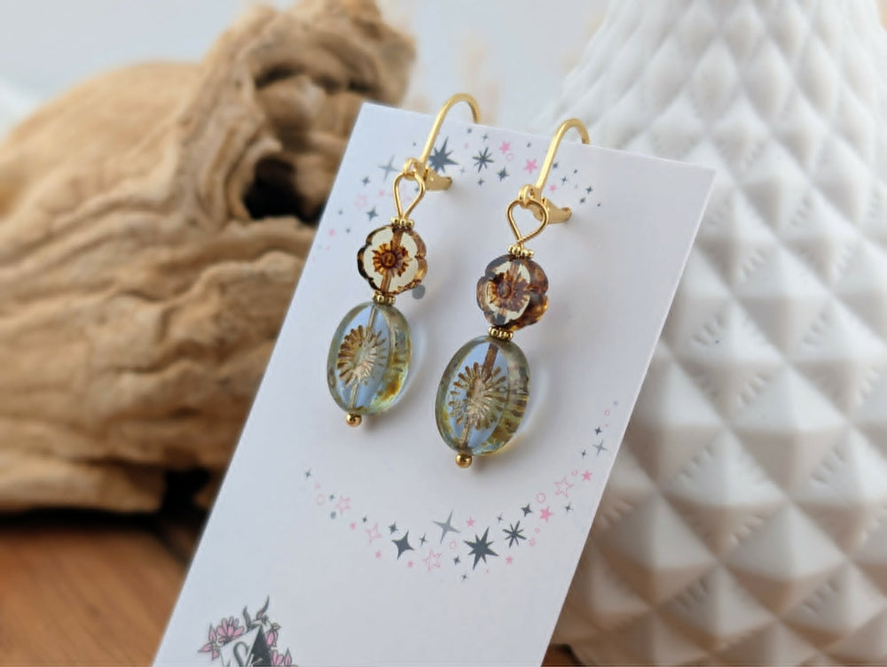 Boucles d'oreilles Amaretto