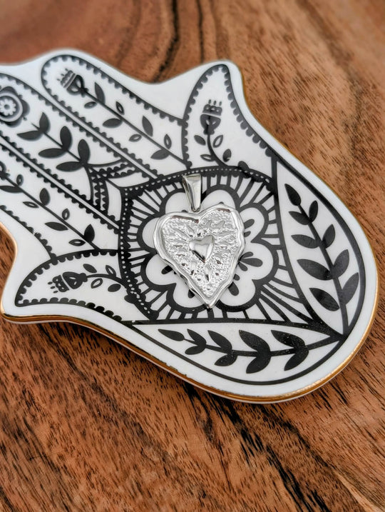 Coeur Libéré couleur or ou argent