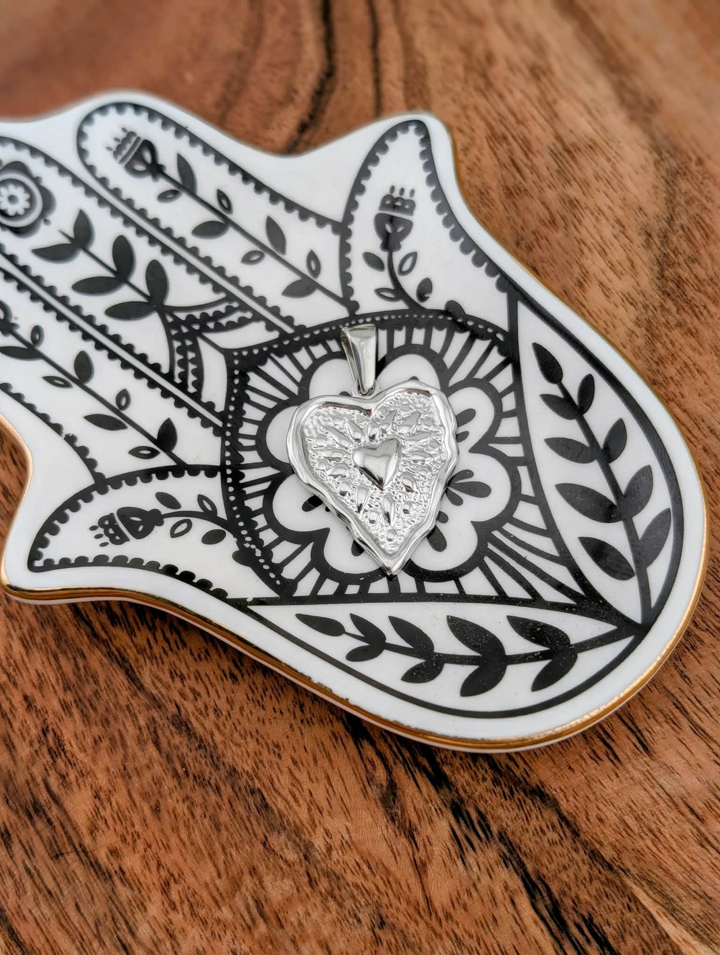 Coeur Libéré couleur or ou argent