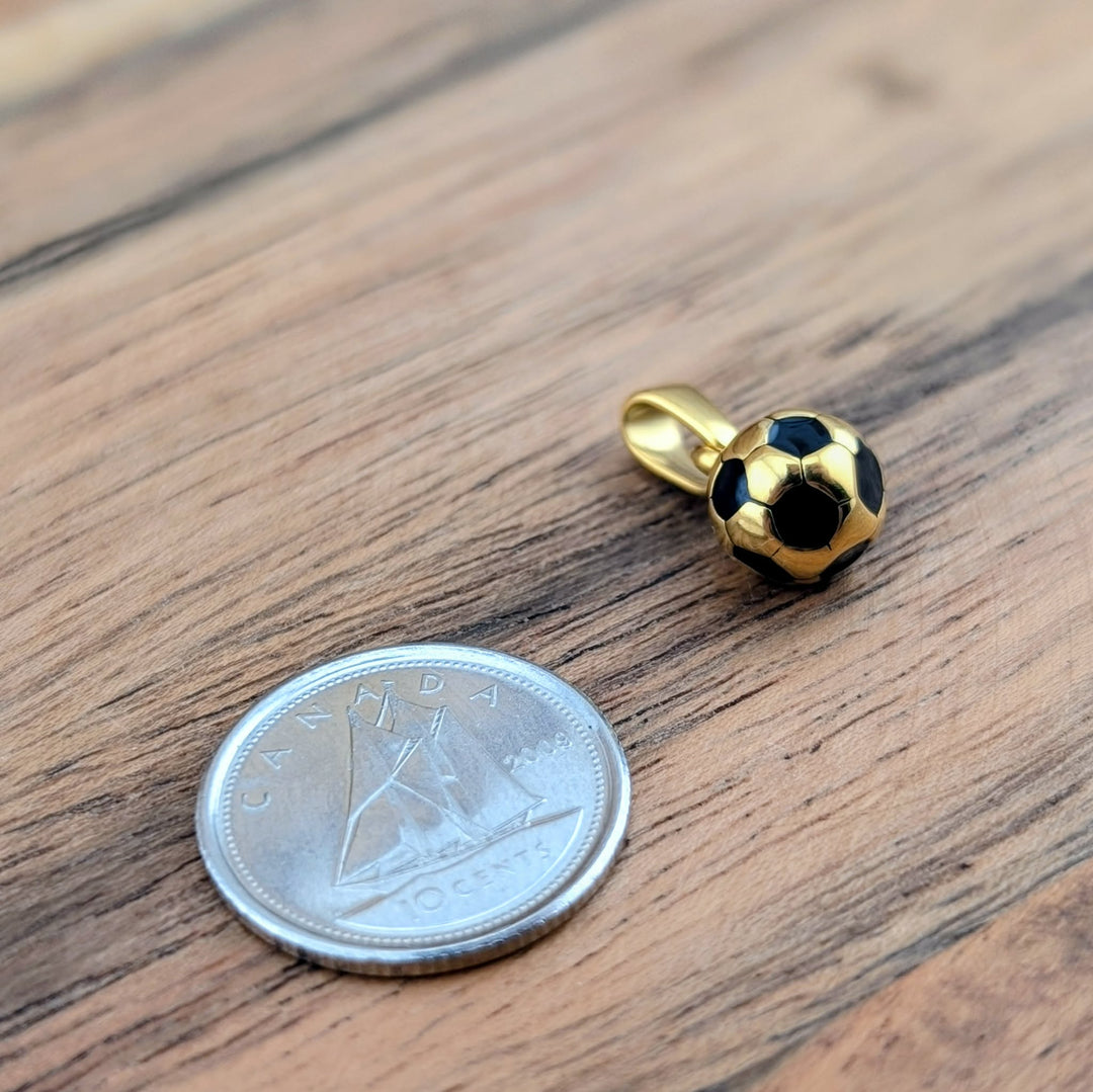 Petite breloque de ballon de soccer