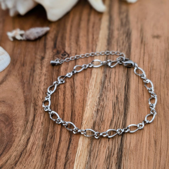 Bracelet Mary argenté en acier inoxydable