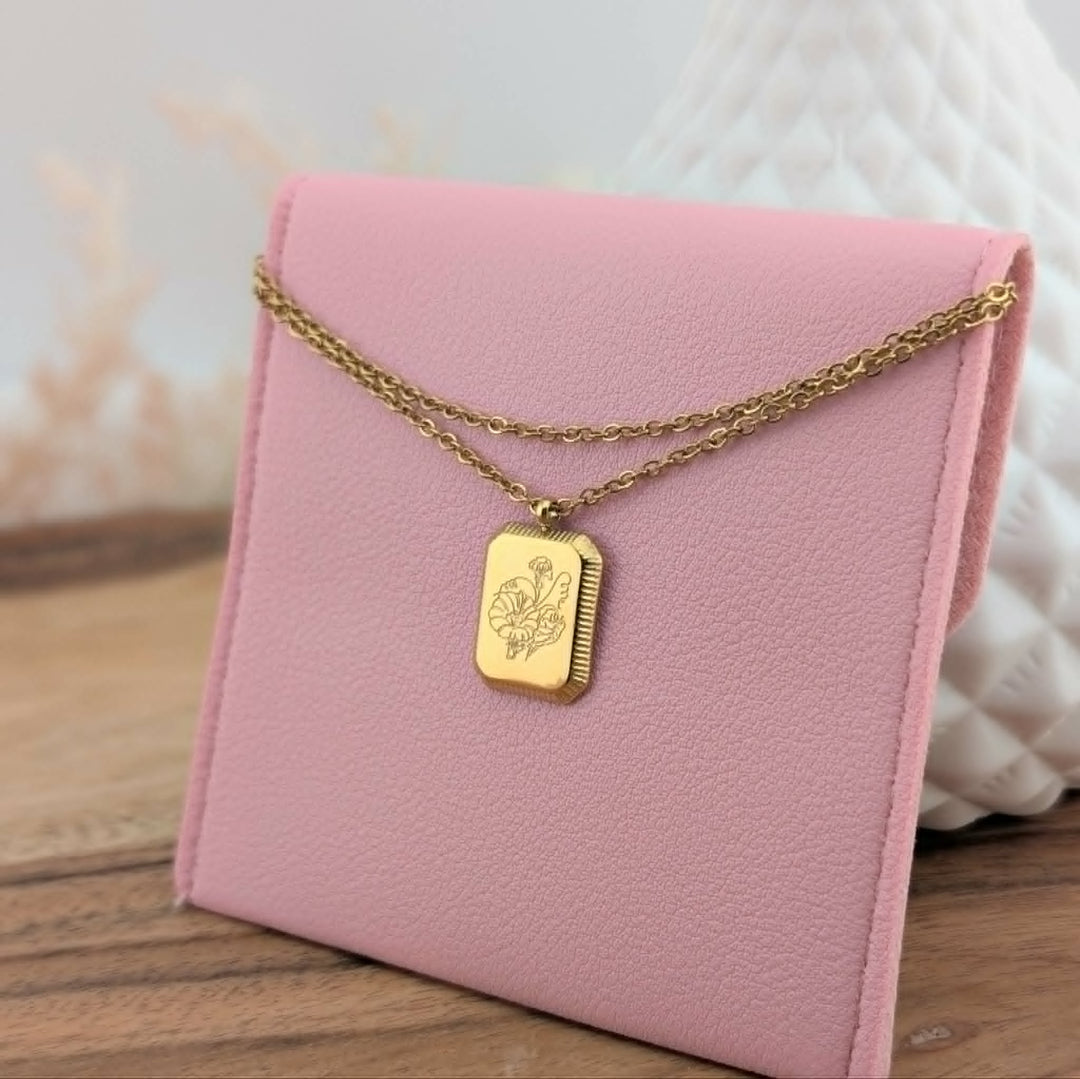 Collier fleur de naissance