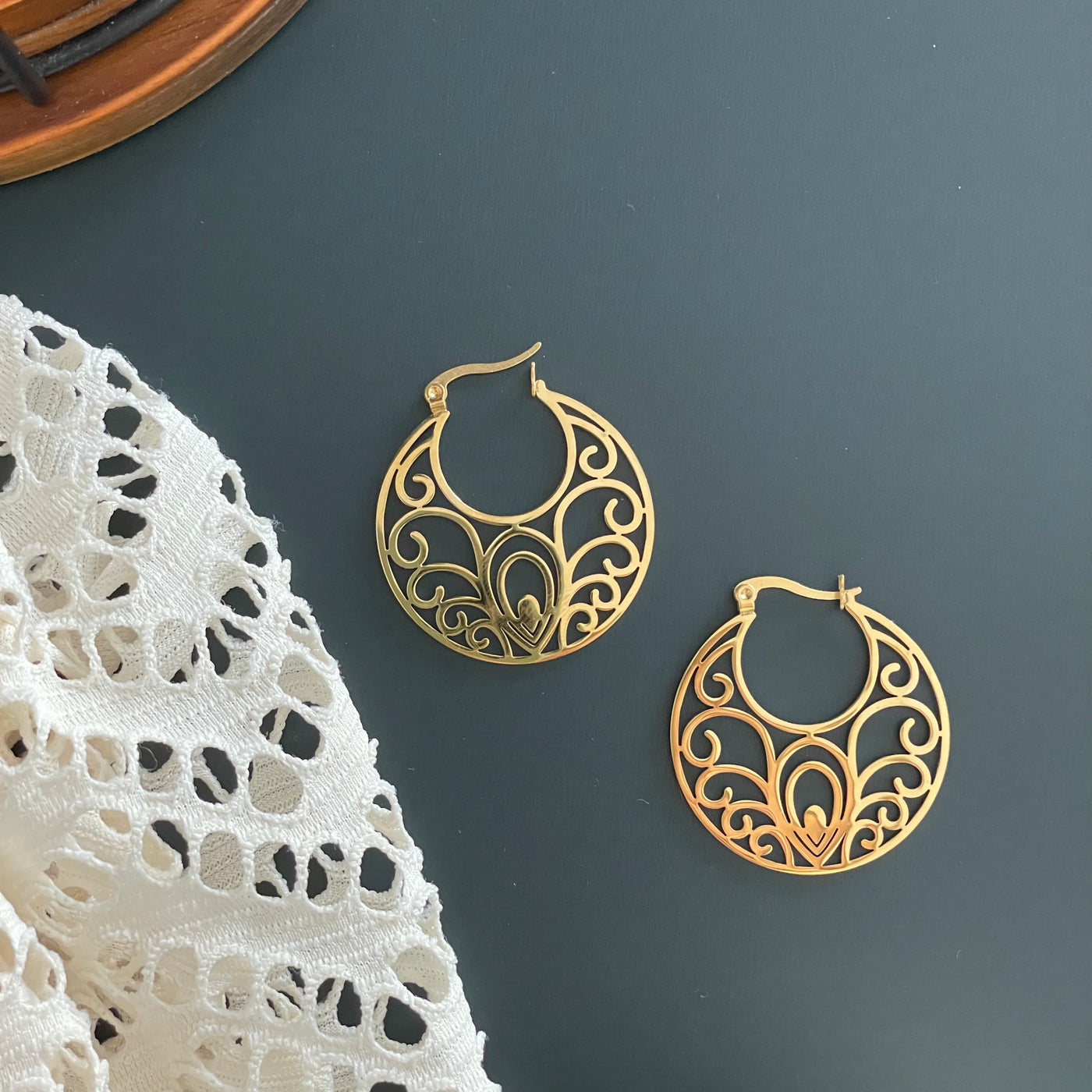 Damask earrings