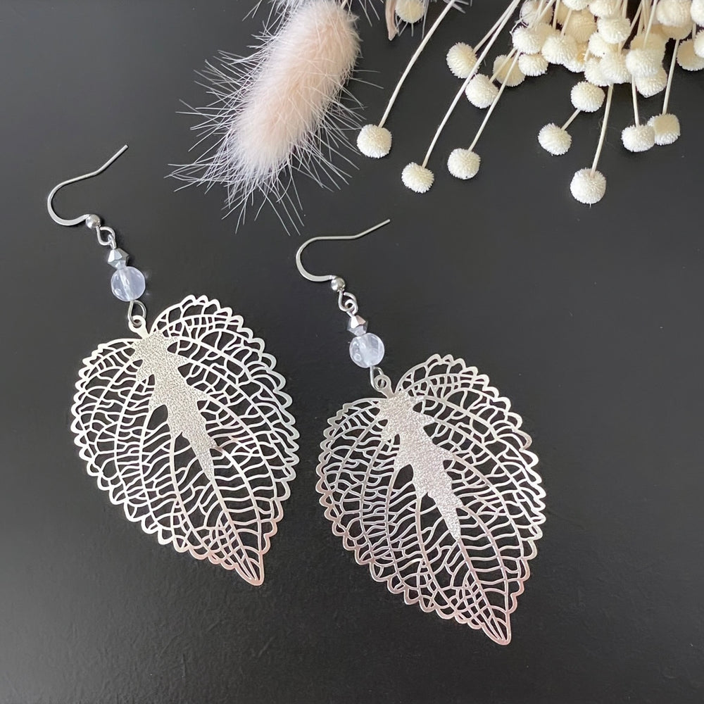 Boucles d'oreilles Émeline d'hiver