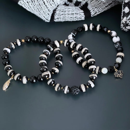 Trio Nelumby, Feather et Zebra
