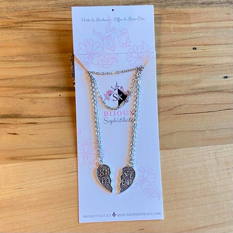 Classic Heart Friendship Necklace