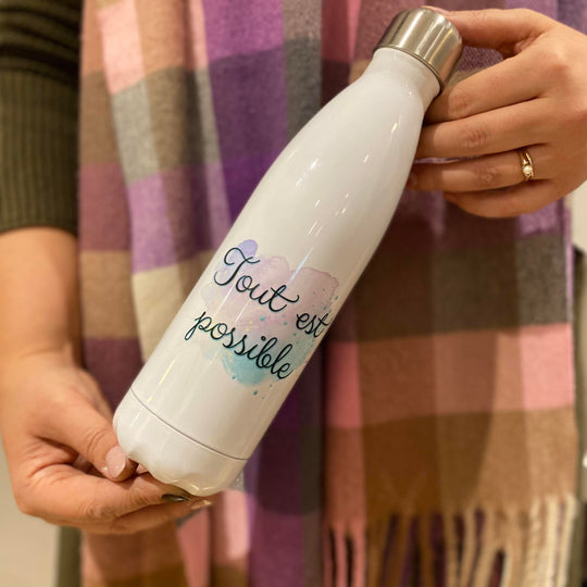 Bouteille isolante Tout est possible
