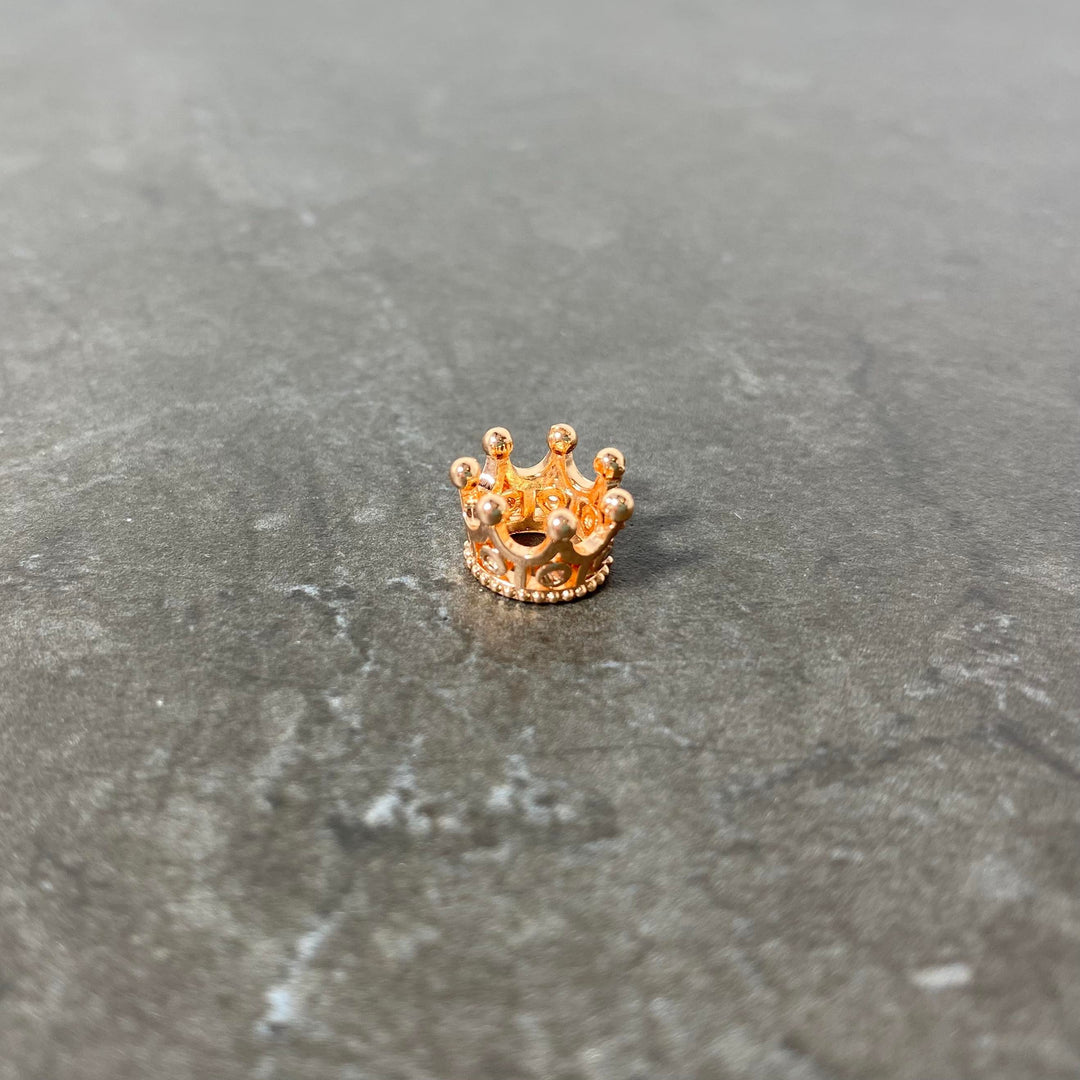Breloque de petite couronne couleur aux choix