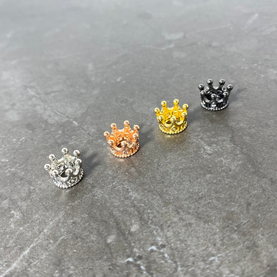 Breloque de petite couronne couleur aux choix
