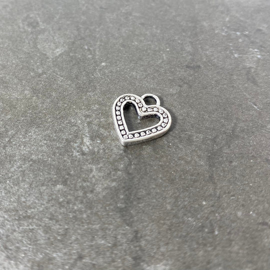 Breloque de coeur à motif