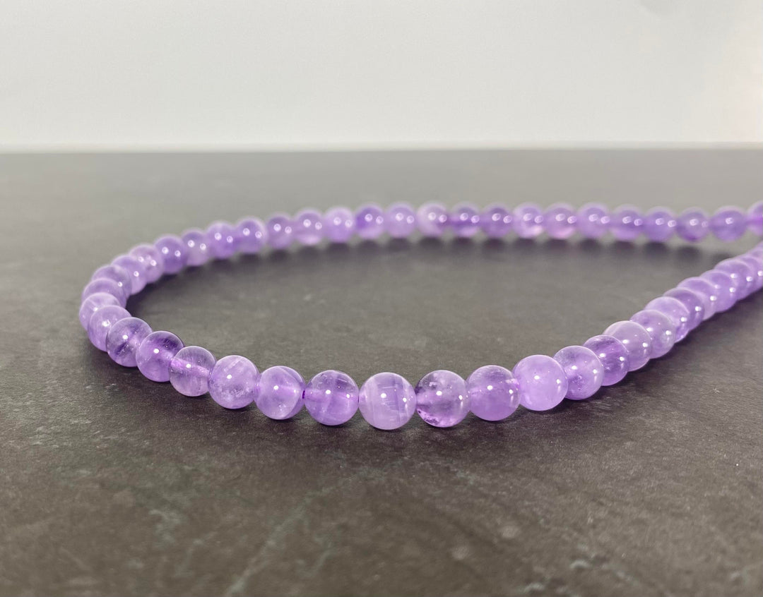Corde améthyste lilas 6 mm