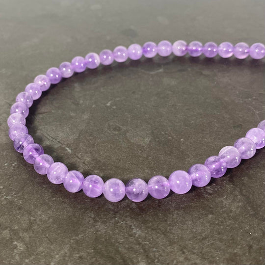 Corde améthyste lilas 6 mm