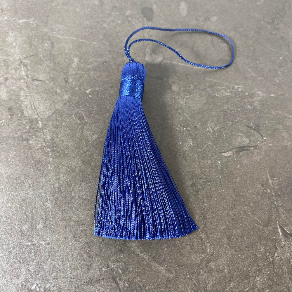 Pompon pour création de mala noir, bleu royal, turquoise ou fuschia