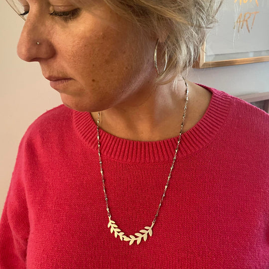 Chaine en acier inoxydable argent Willow 24 po ajustable