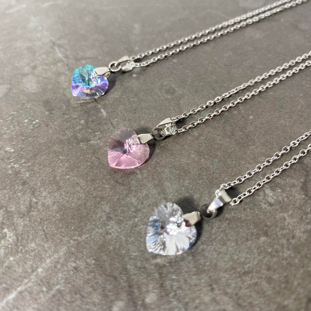 Petit coeur Swarovski couleurs variés
