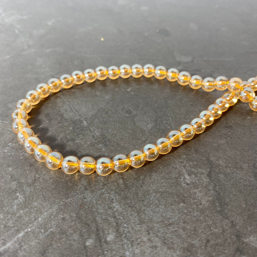 Corde de quartz aura teinté d&