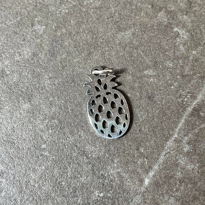 Pineapple charm in stainless steel