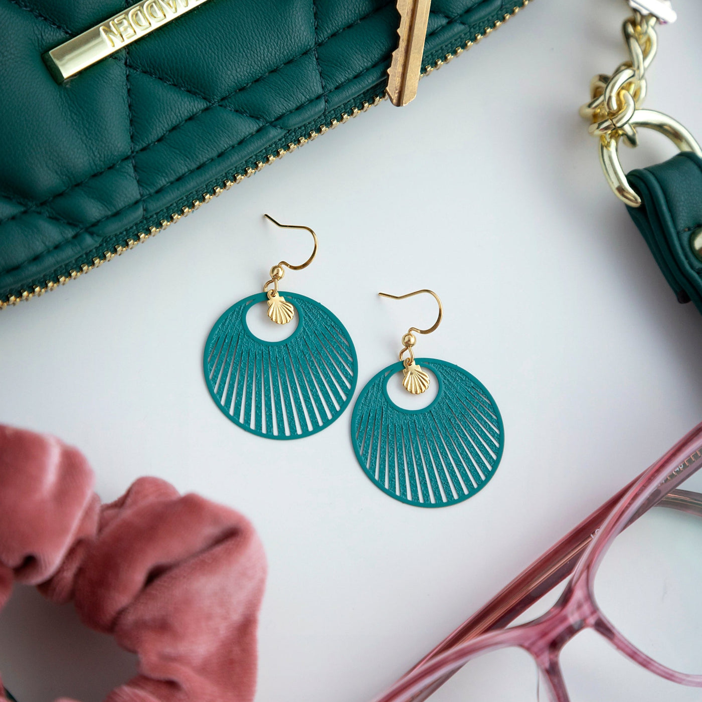 Nina turquoise earrings