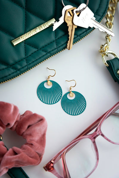 Nina turquoise earrings