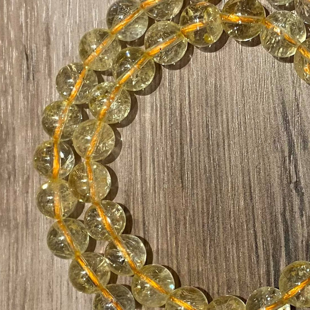 Corde de citrine 8mm