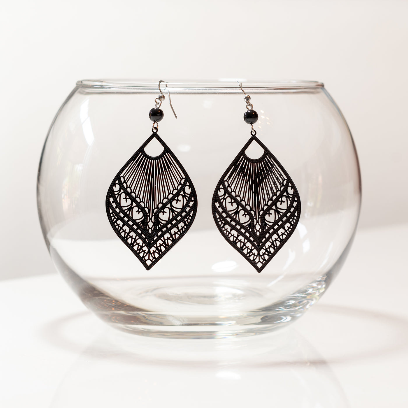Black Flamenco earrings