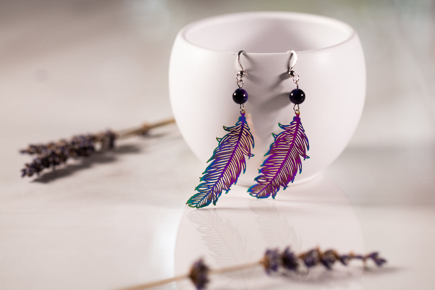 Phoenix earrings