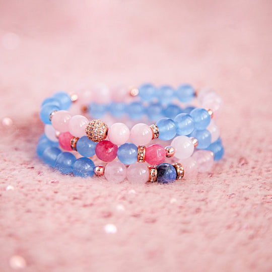 Trio Rose bonbon