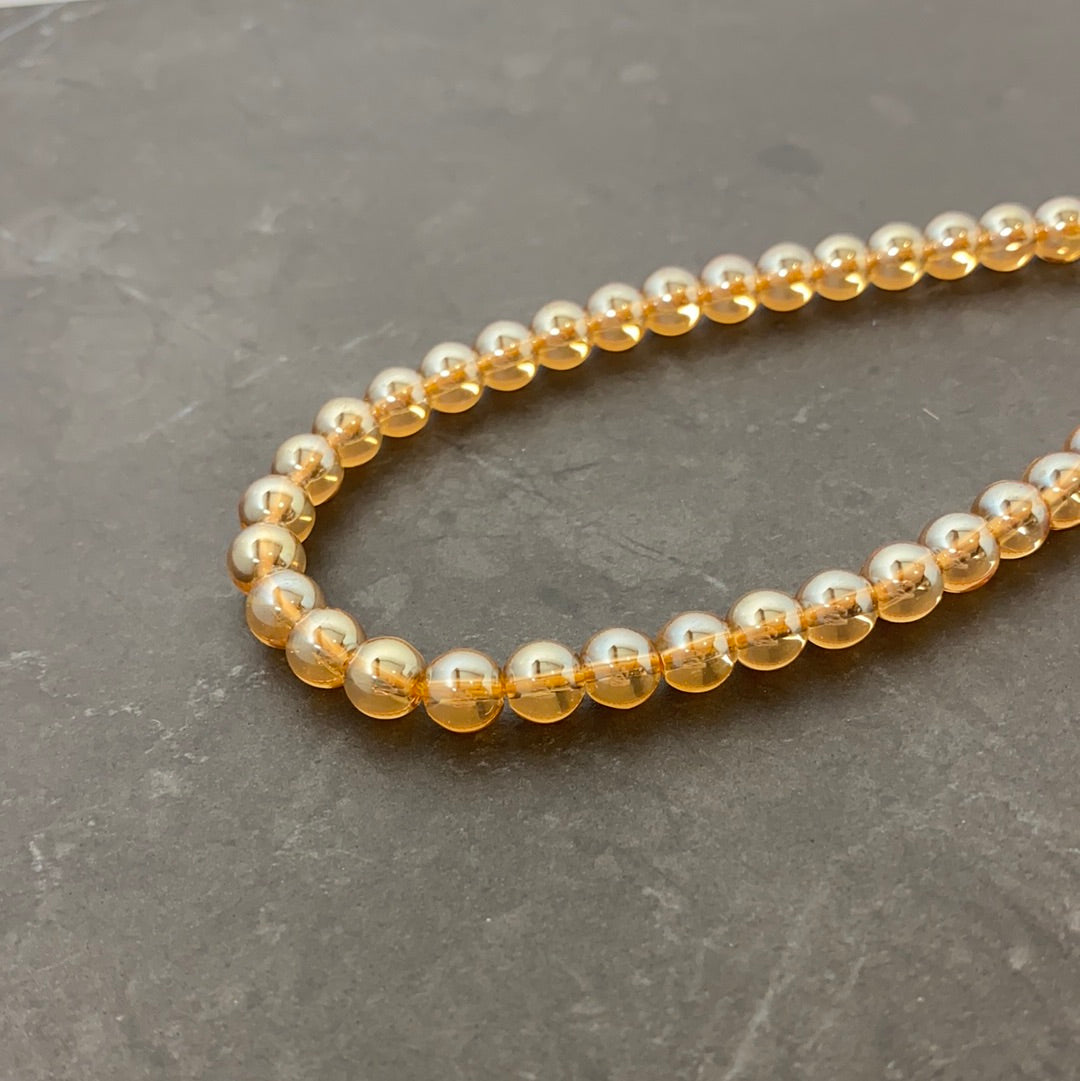 Corde de quartz aura teinté d&